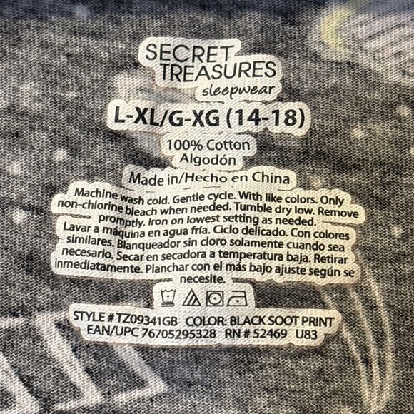 Lot Of 3 Secret Treasures/Joyspun Short Sleeve Sleepshirts Nightgowns Size L/XL - Picture 3 of 9